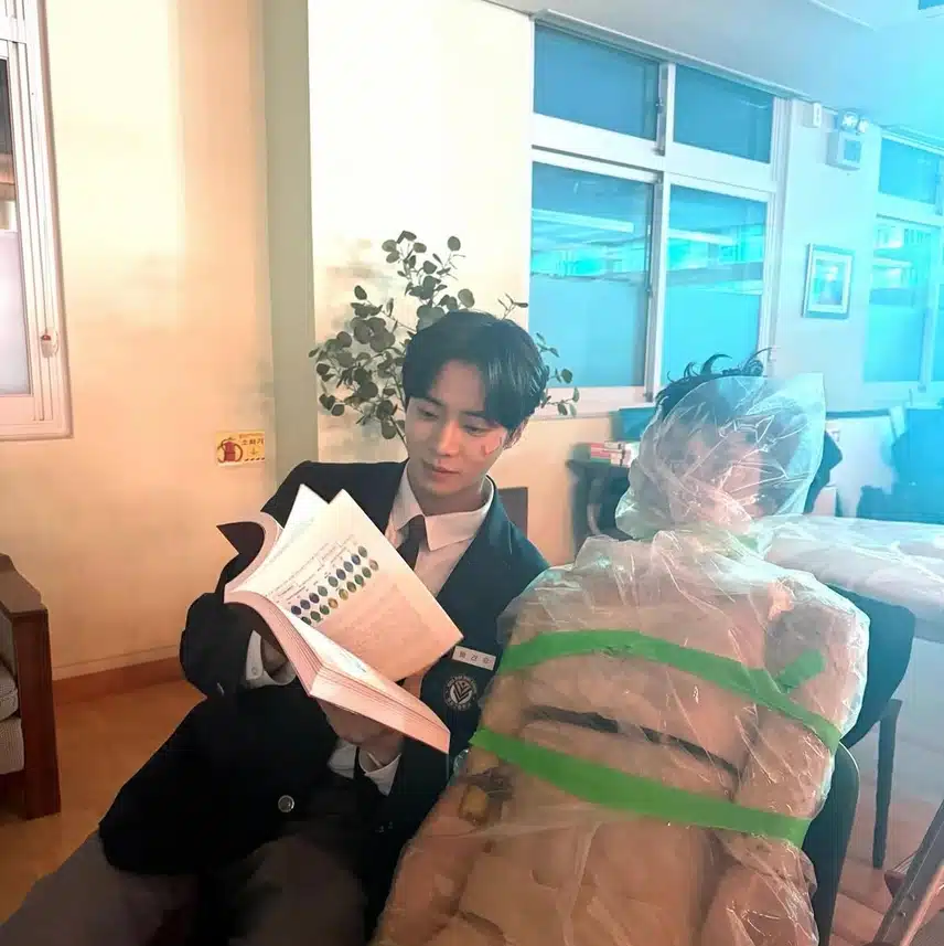 추영우님 인스타에 올라온 촬영 장면들