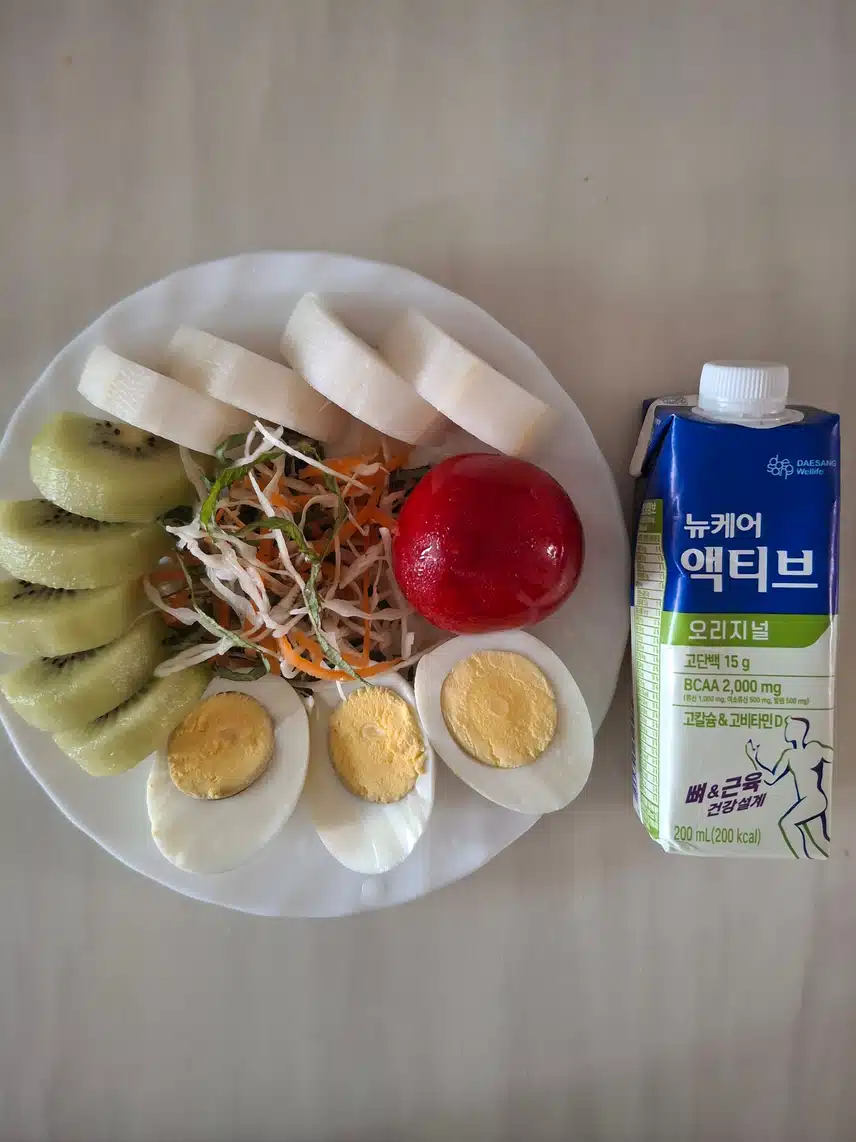  아침식단