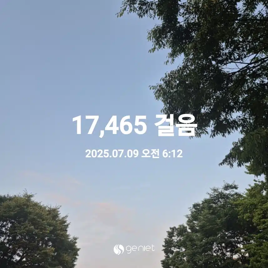 7월 9일 걷기 