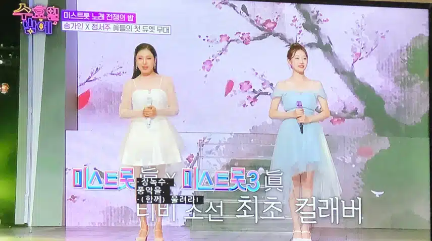 진들의 특별 무대