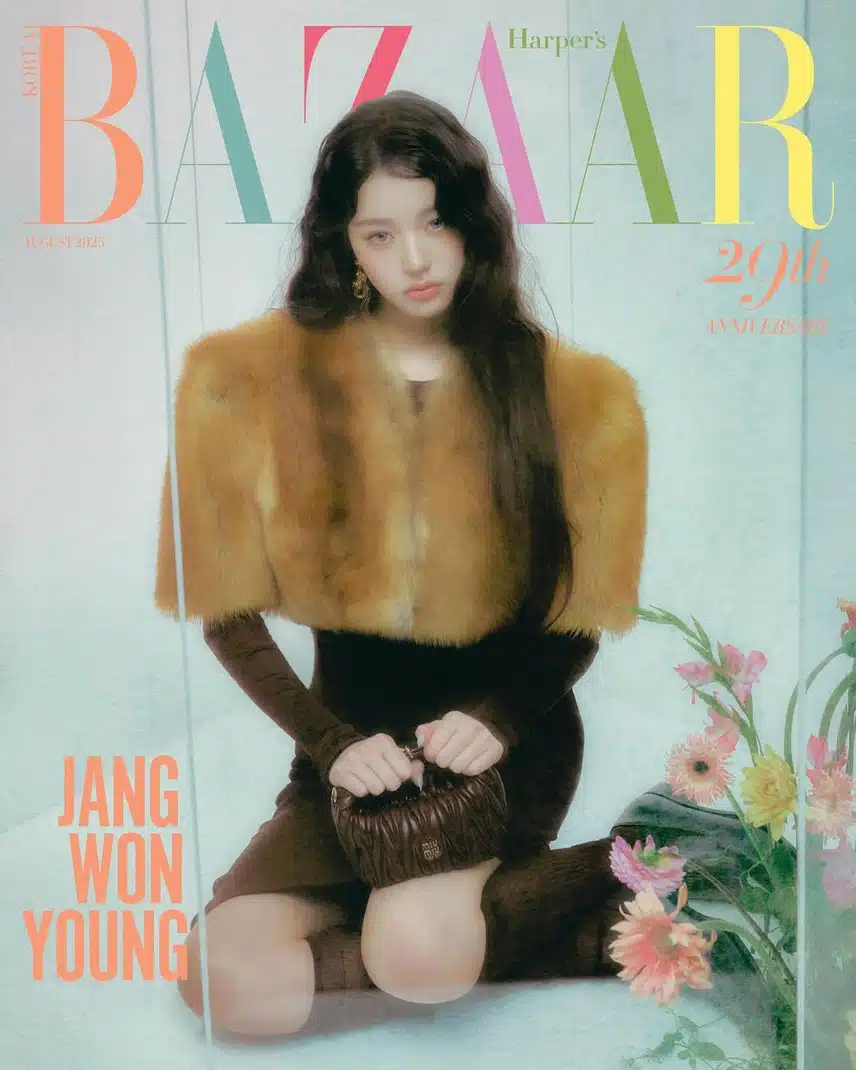 장원영, 29주년 바자 8월호 창간호 커버 주인공