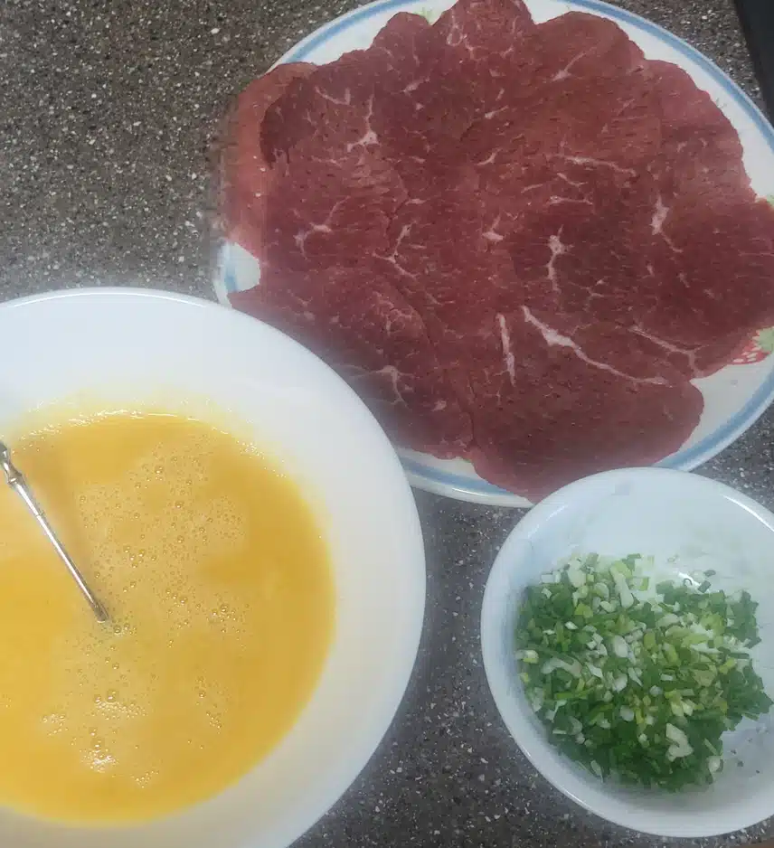 육전 부쳤네요.🥩 