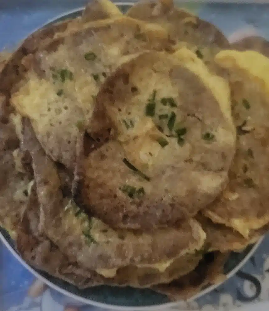 육전 부쳤네요.🥩 