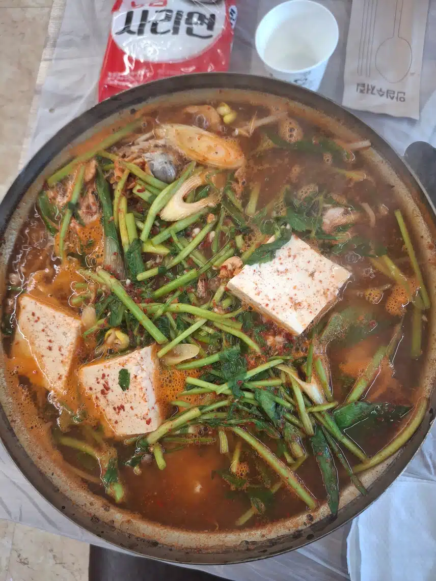  약수산장에 왔어요!
