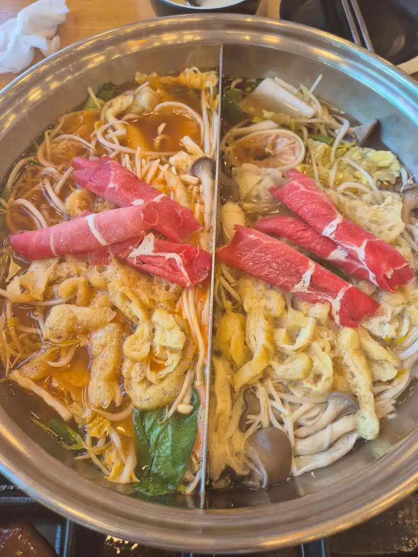 점심 샤브샤브~