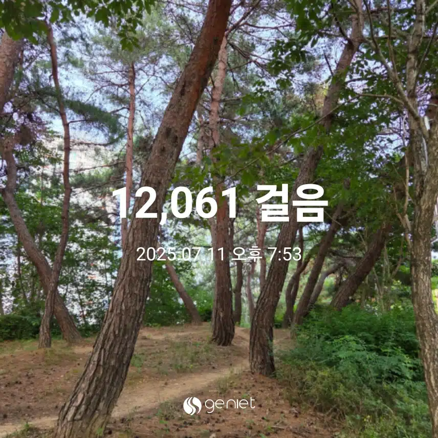 만이천보 걸었어요 