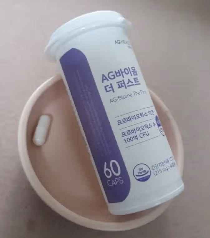 물 마시기 & 유산균 먹기