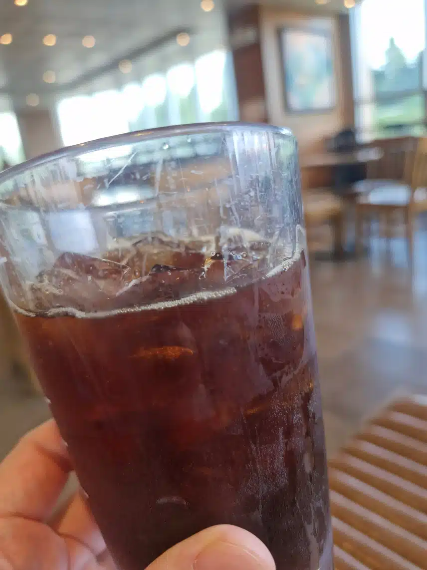 산책후 아아