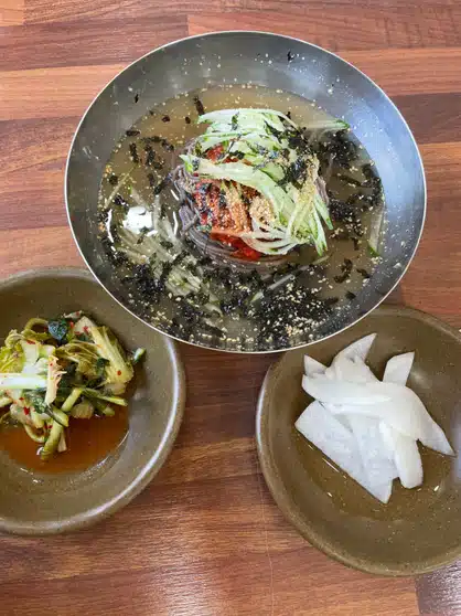 여름철 별미 메밀 물막국수 너무 시원하고 맛있네요