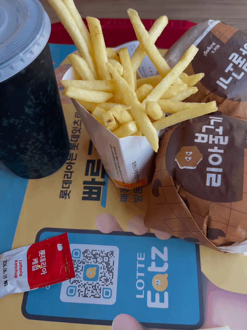 상봉역 롯데리아 오랜만에 갔는데 맛나네요