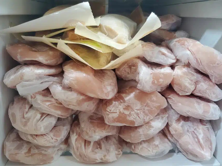냉동실 정리