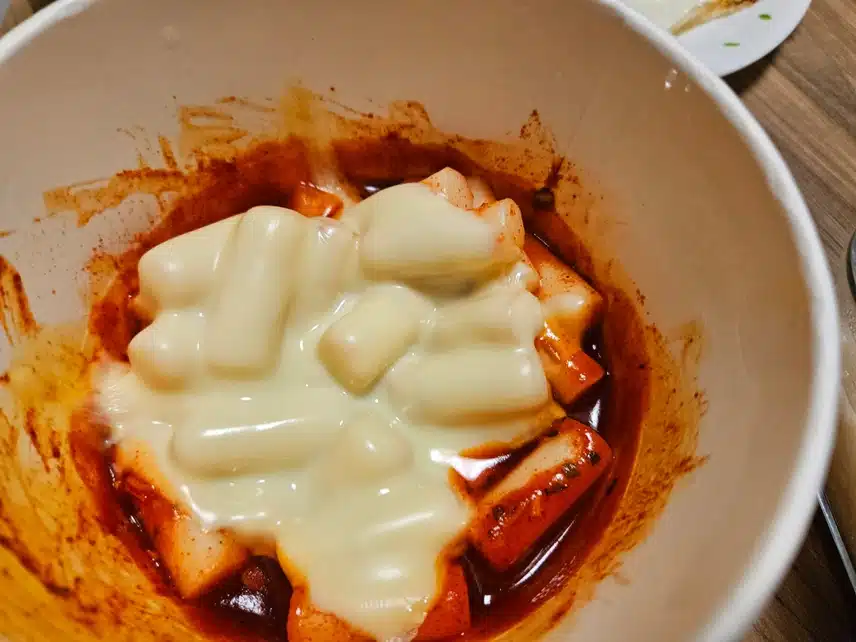 저녁은 떡볶이 컵♡