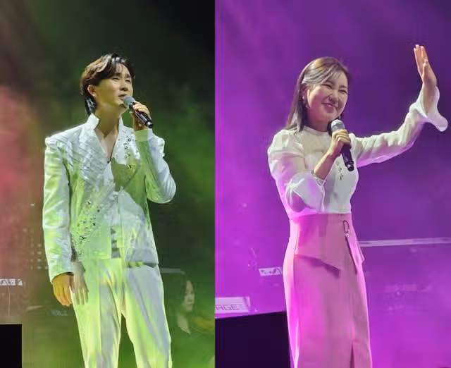 Song Ga-in appeared as a guest at Shin Yoo's concert