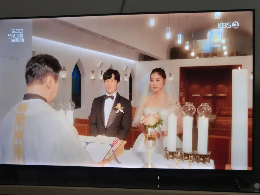 드디어 흥수와 지옥분 둘만의 결혼식을 올렸네요