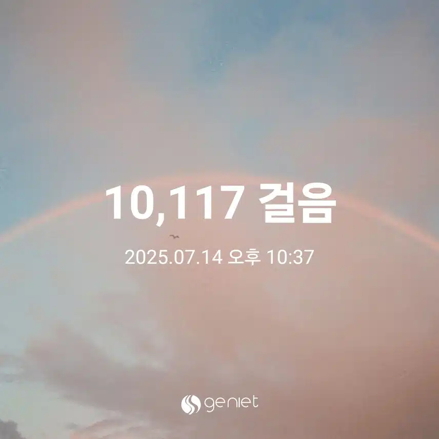 월요일 걸었어요