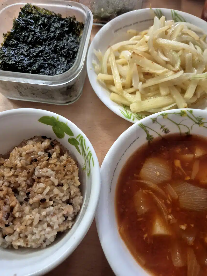 아침식단