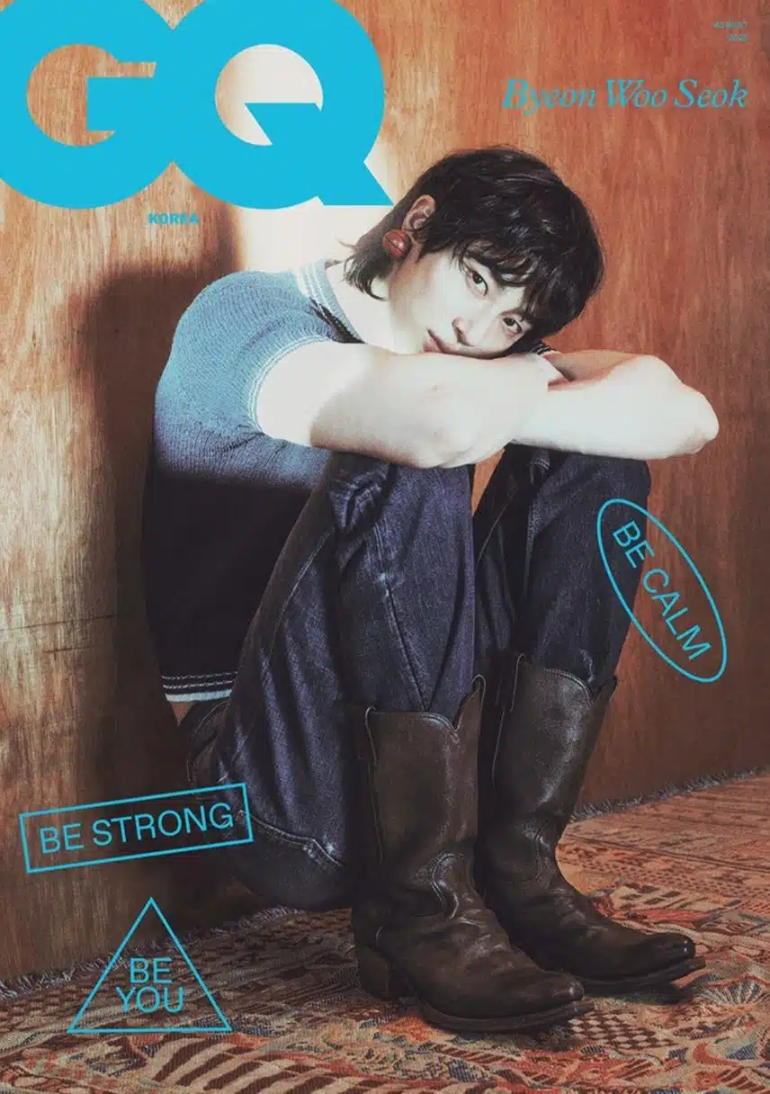 Sesión fotográfica de la portada del número de agosto de Hip Byun Woo-seok para Prada