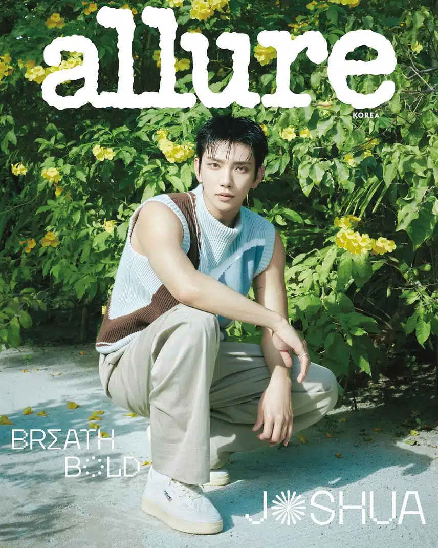 Joshua Allure Korea edisi Agustus penuh dengan ketampanan