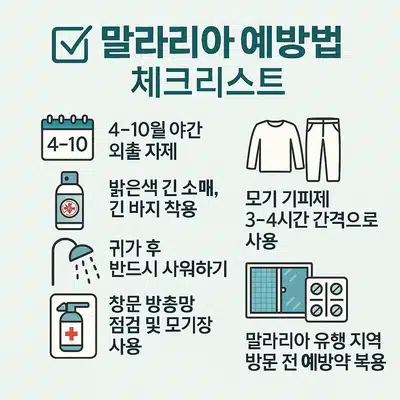 말라리아 모기 구별법부터 물린 자국, 증상, 예방접종까지 총정리
