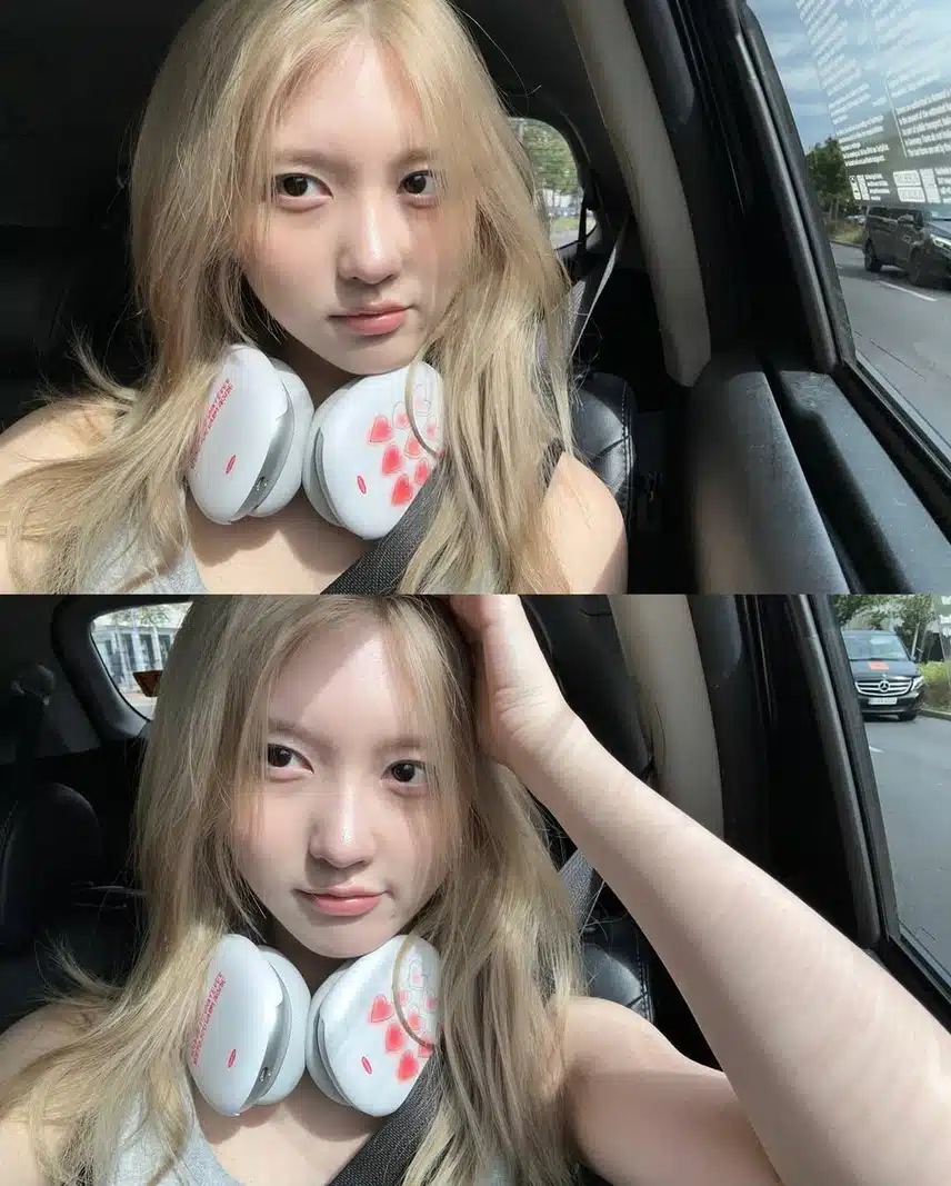 말도 안되게 작은 얼굴을 가진 아이브 가을