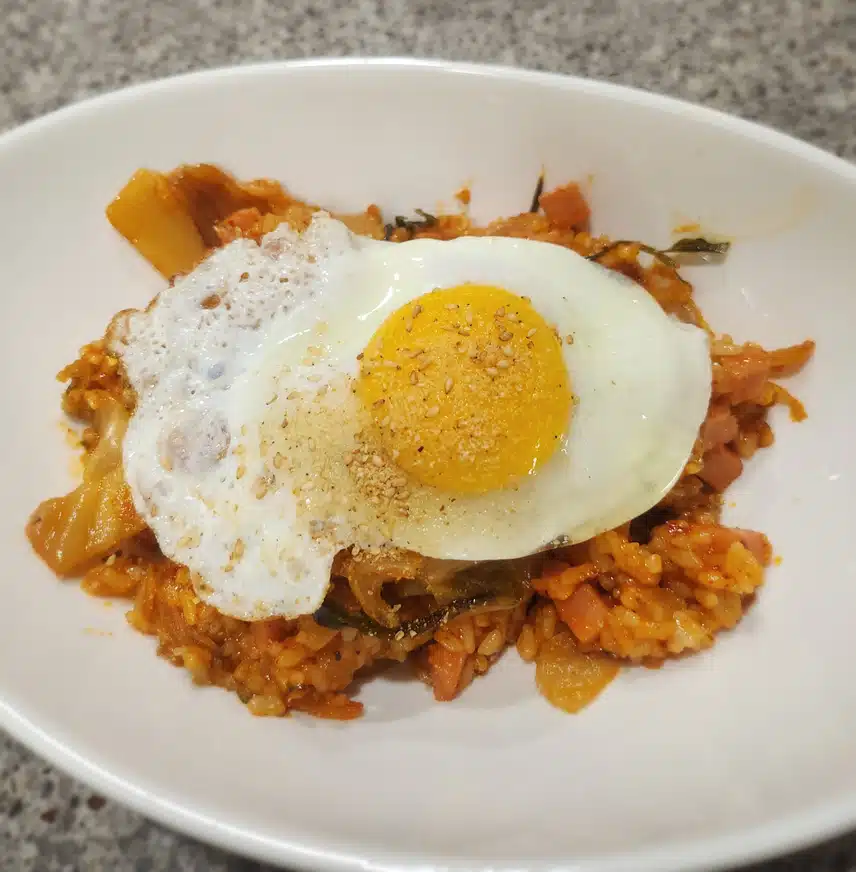 김치 스팸 볶음밥