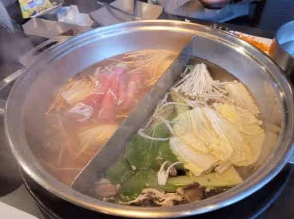 비가 올 땐 따땃한 샤브샤브를.