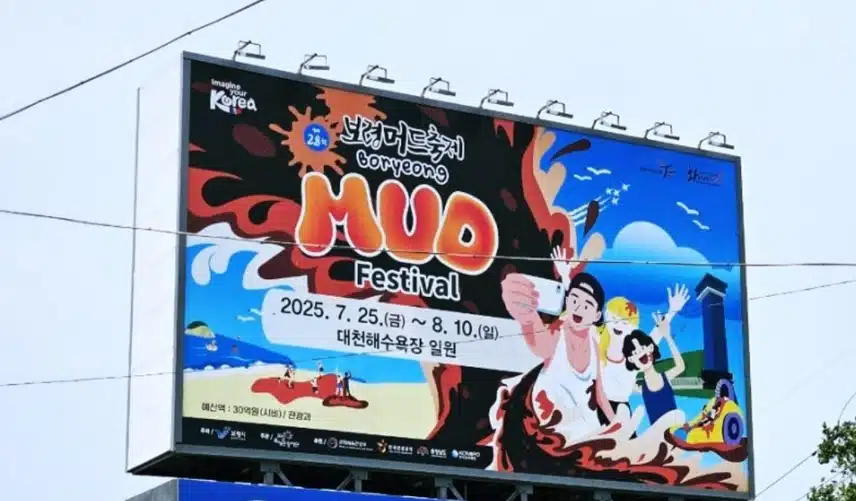 보령 머드축제가 25일부터 열리네요