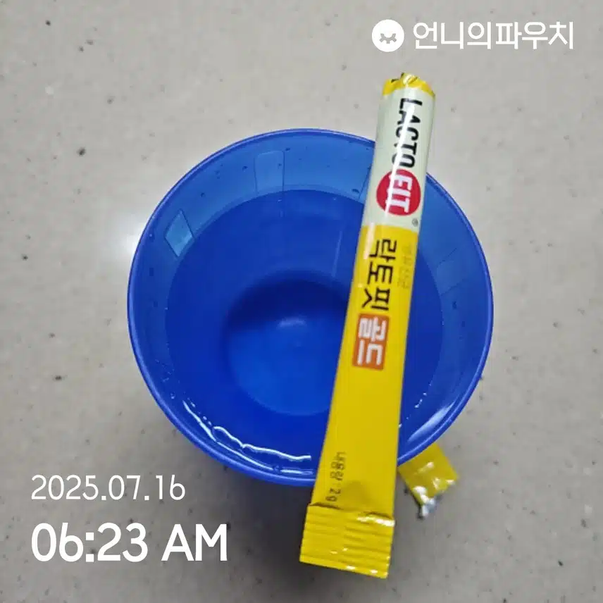 물과 유산균 
