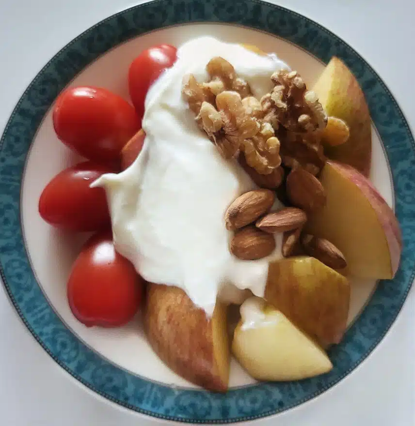 산책 전 에너지 충전🍎