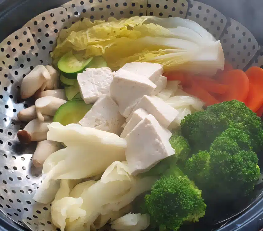 담백한 야채찜🥕🥦🍄