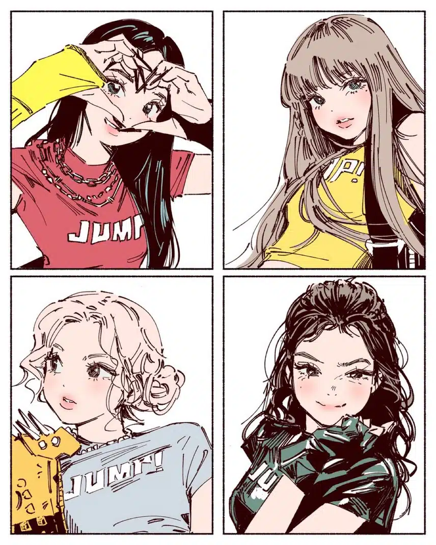 뛰어 팬아트 인스타에 샤라웃한 블랙핑크 제니