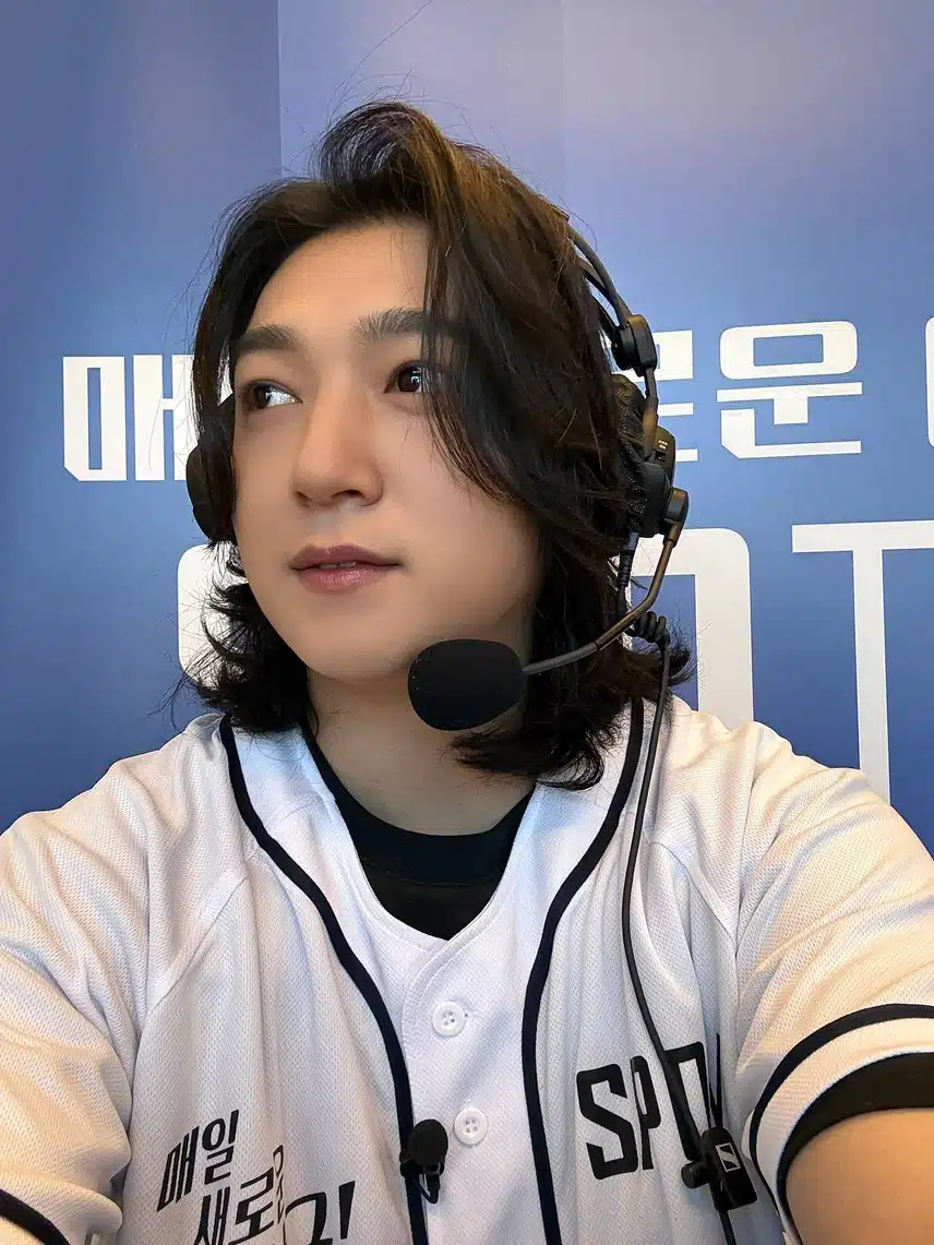 KBO 올스타전 해설 도전한 데이식스 성진 셀카