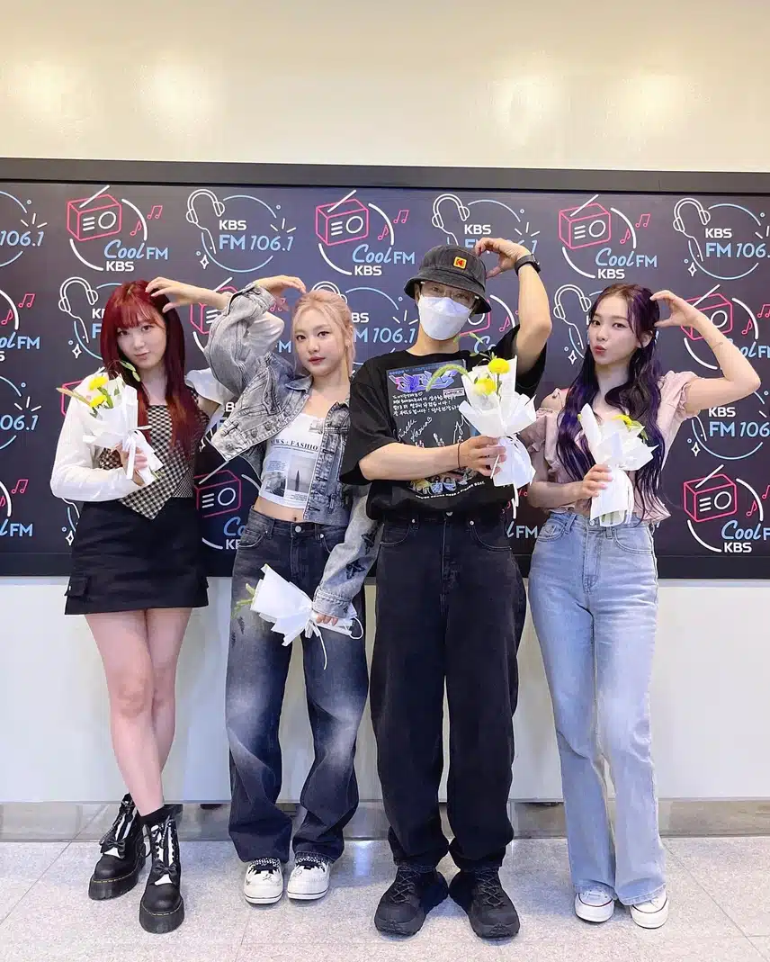 데뷔초 에스파 풋풋 그 자체