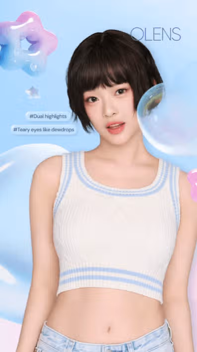 새로뜬 하니 오렌즈 광고 화보