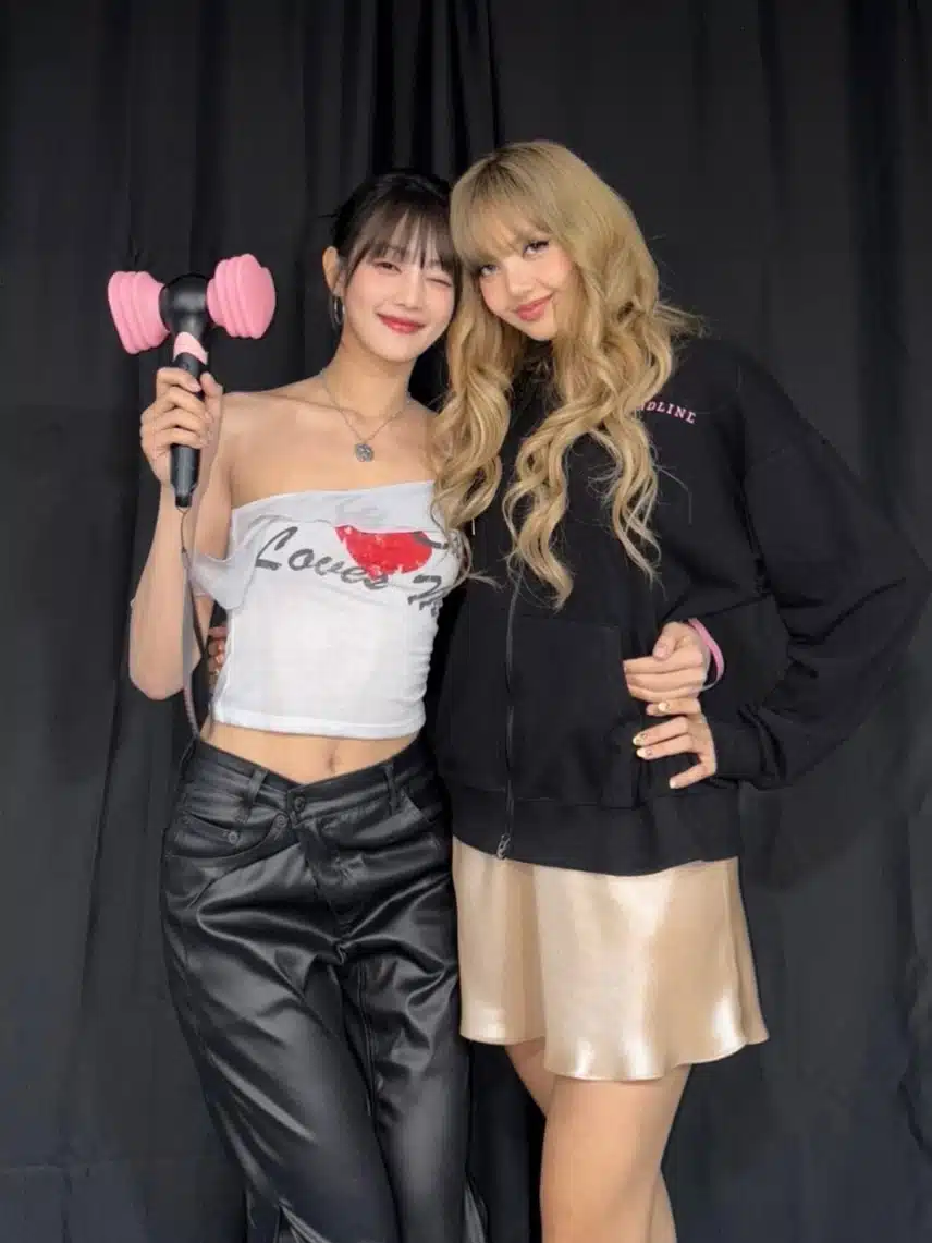 리사와 블랙핑크 콘서트를 보러온 아이들 민니
