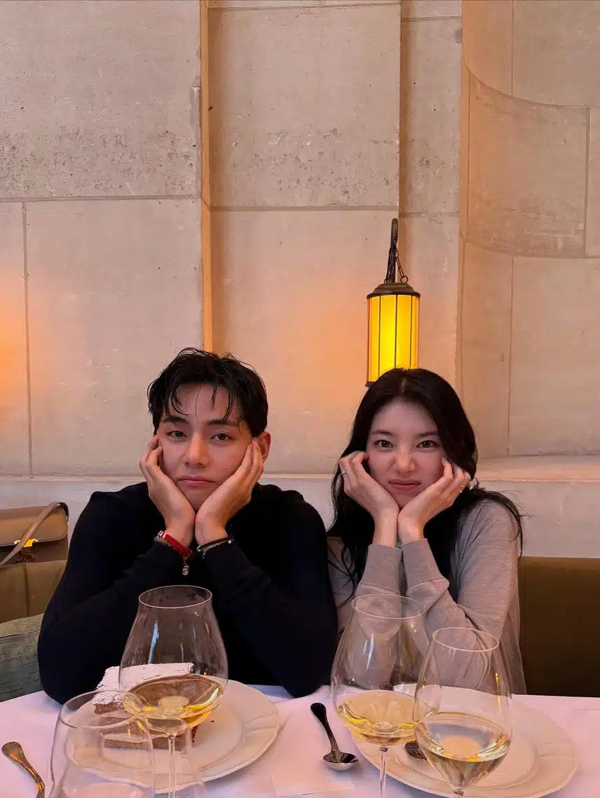 셀린느쇼 뷔 수지 넘나 좋은 투 샷