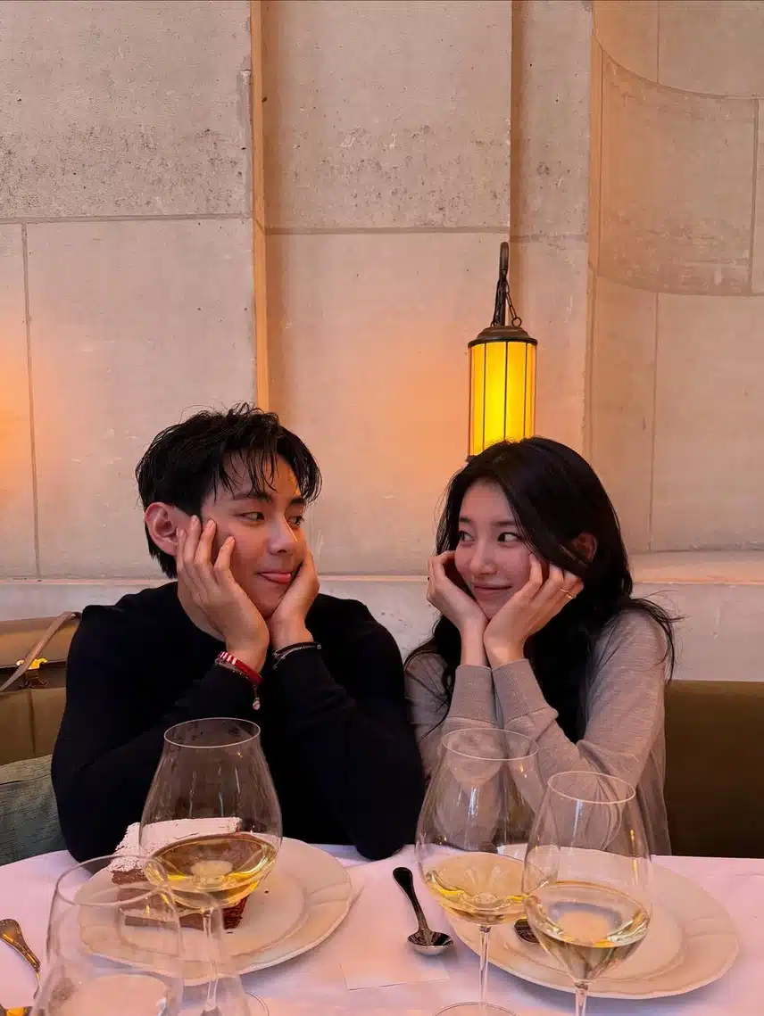셀린느쇼 뷔 수지 넘나 좋은 투 샷