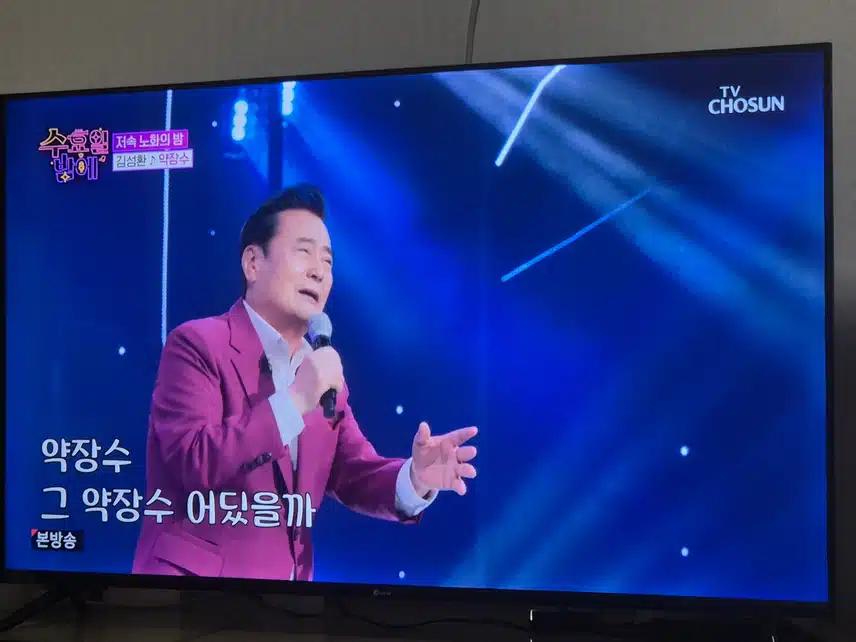 수밤에 김성환님이 나오셨네요 노래가 재미있네요