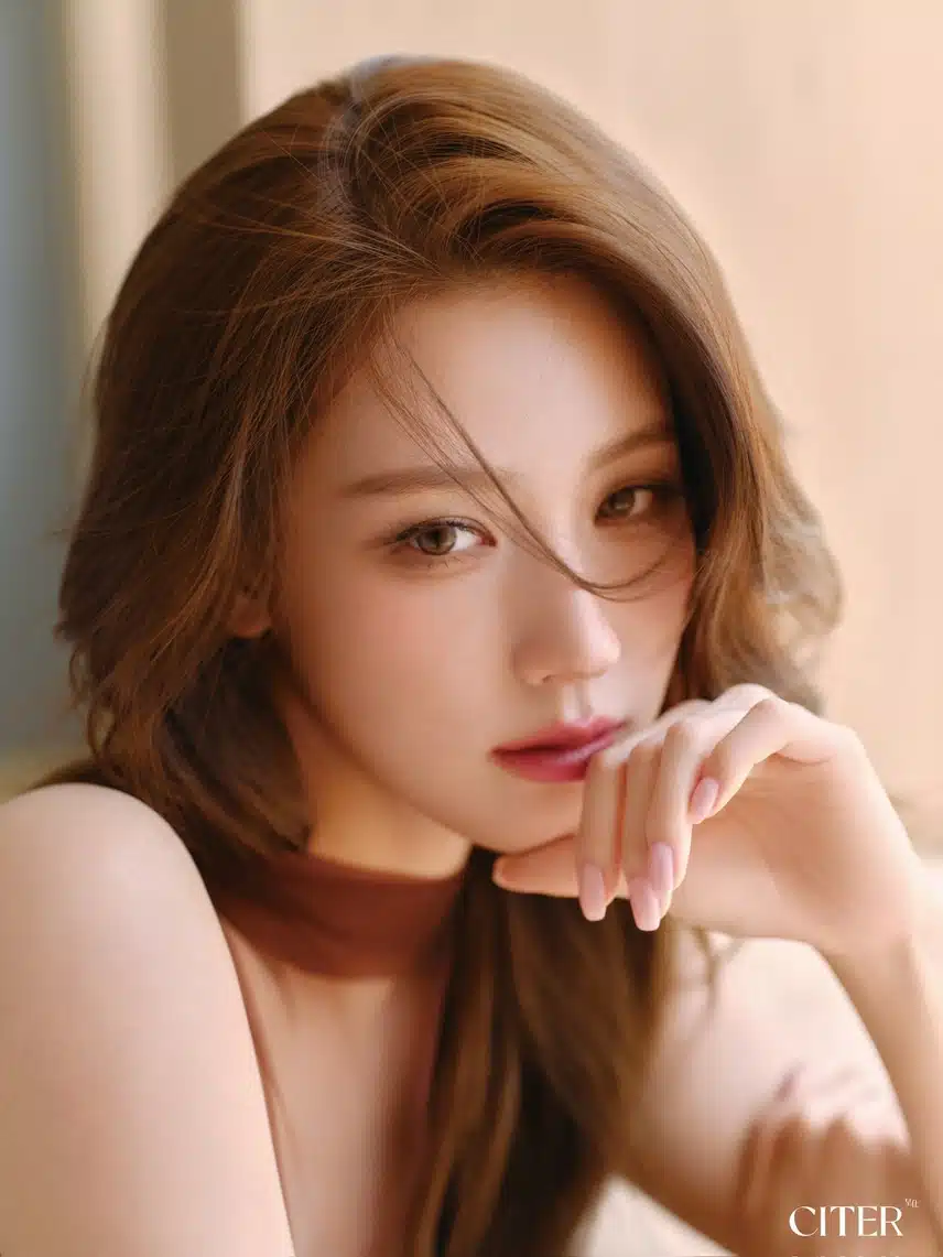 Il trucco di Miyeon con un'atmosfera completamente diversa