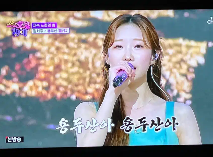 정서주의 용두산 엘레지는 꼭 들어보세요