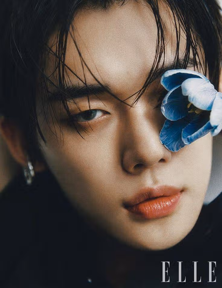 Señor Yeonjun, sus fotos de la sesión fotográfica para la revista Elle resultaron bien.