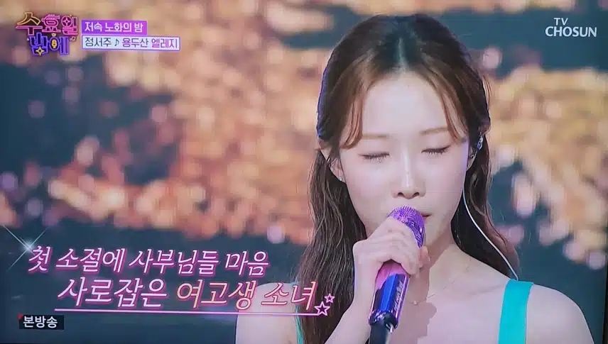 정서주님 엘레지의 여왕 등극 노래 진짜 최고네요