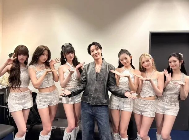 아이브와 제이홉이 함께 찍은 사진 공개