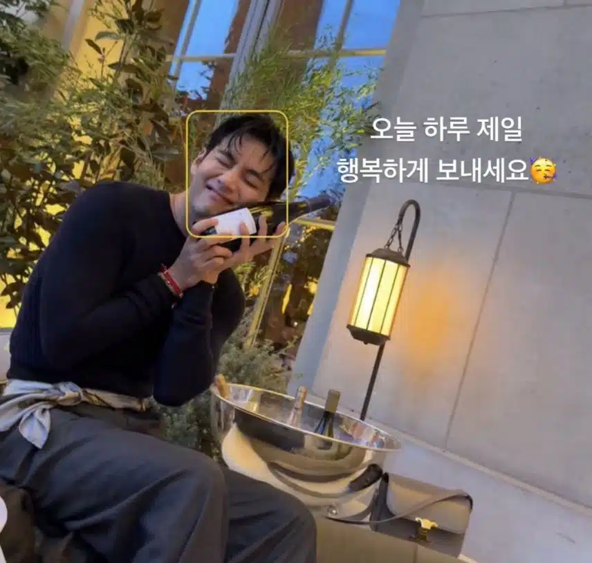 아미데이 맞이해서 위버스 올려준 다정한 태형이