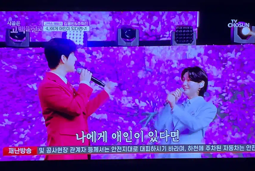 두분에게 애인이 생기길 바라며 들어요