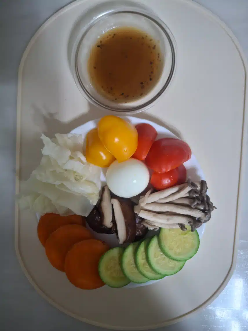  야채찜으로 아침을...