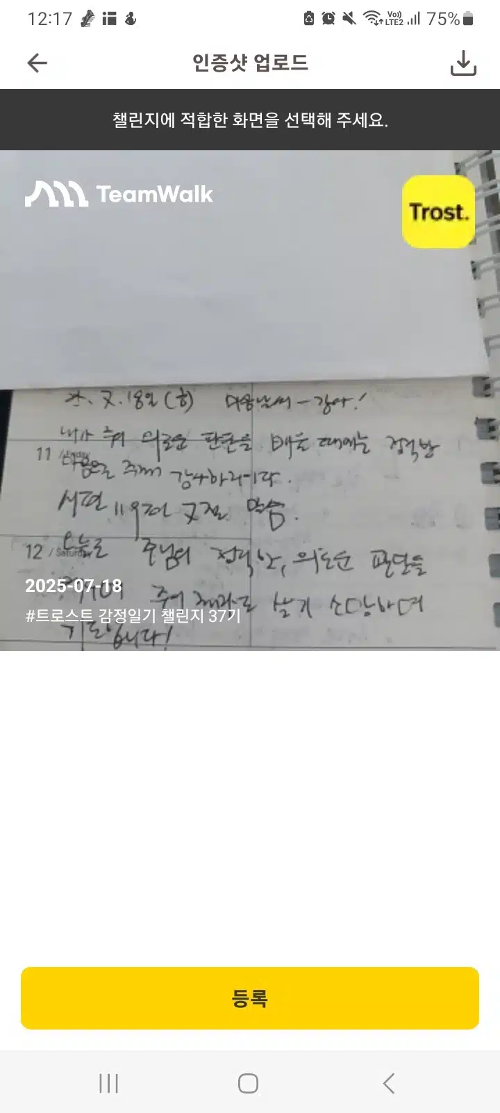 감정일기 