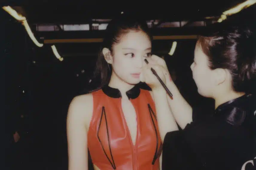 Blackpink members taken with Polaroid