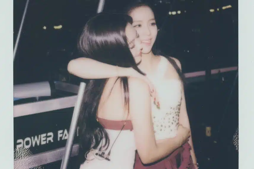Blackpink members taken with Polaroid
