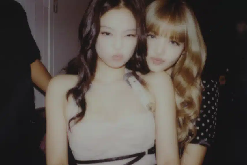 Blackpink members taken with Polaroid